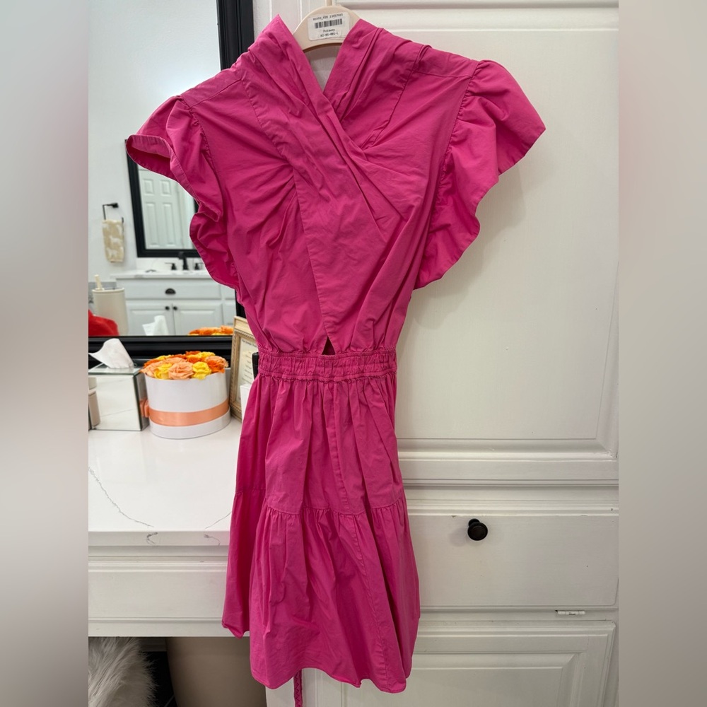 Pink Cutout Mini Dress - Picture 4 of 7
